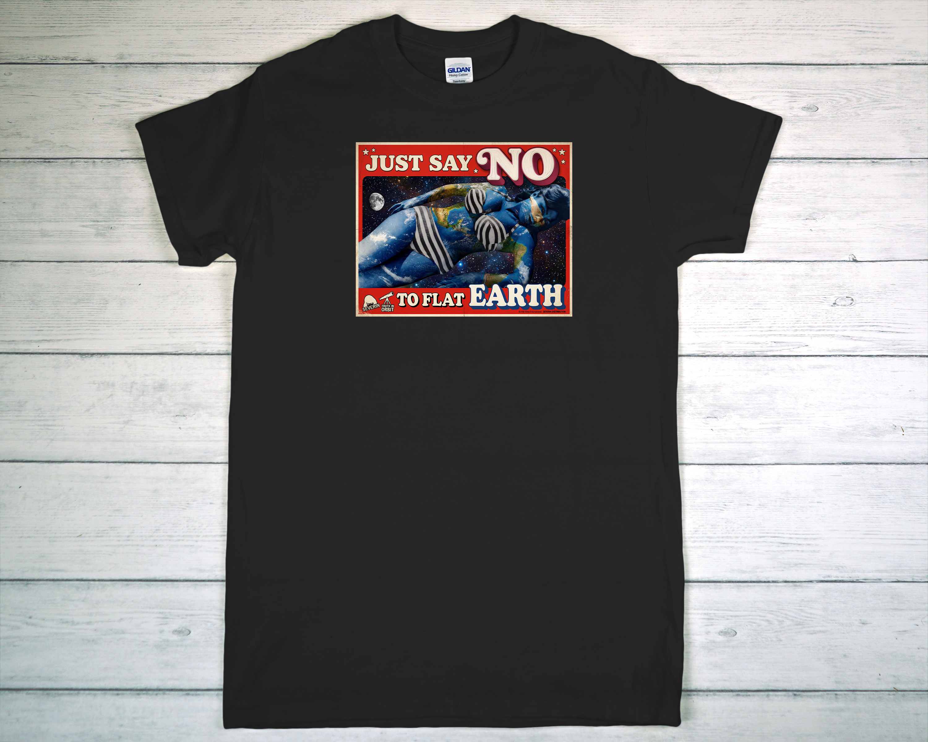 Say No To Flat Earth - T Shirt