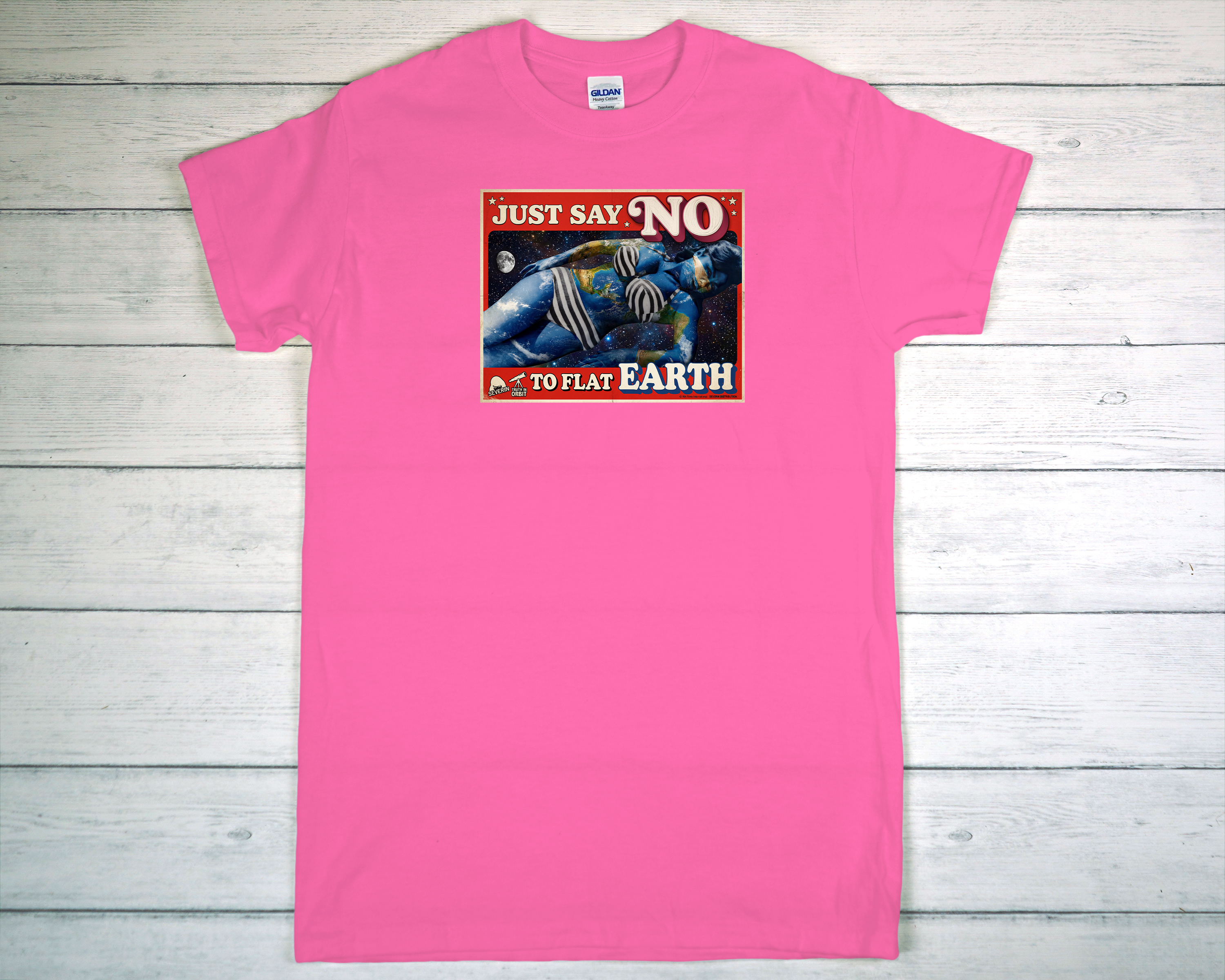Say No To Flat Earth - T Shirt