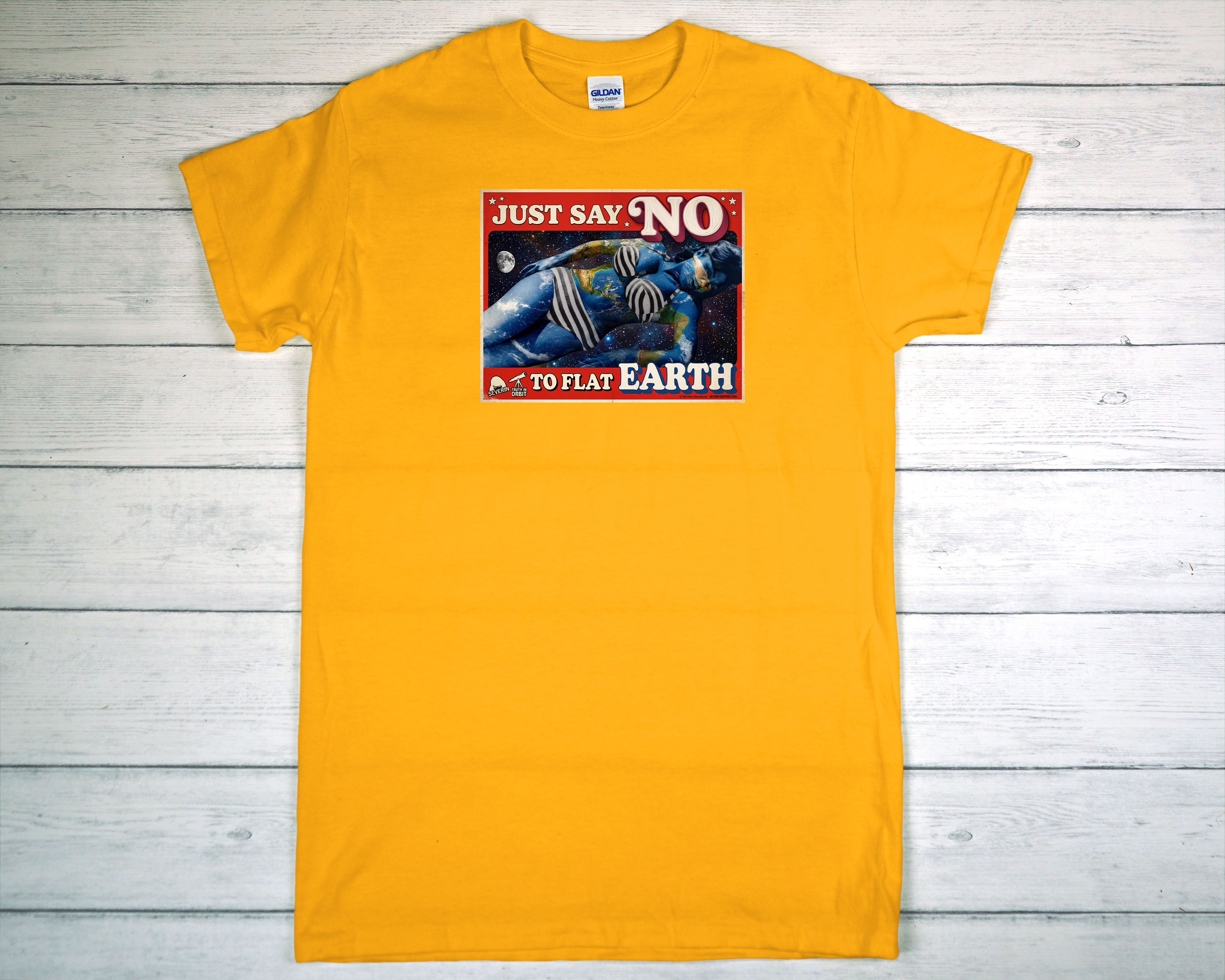 Say No To Flat Earth - T Shirt